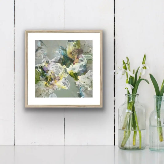 SUMMER WEDDING mini print displayed framed and mounted