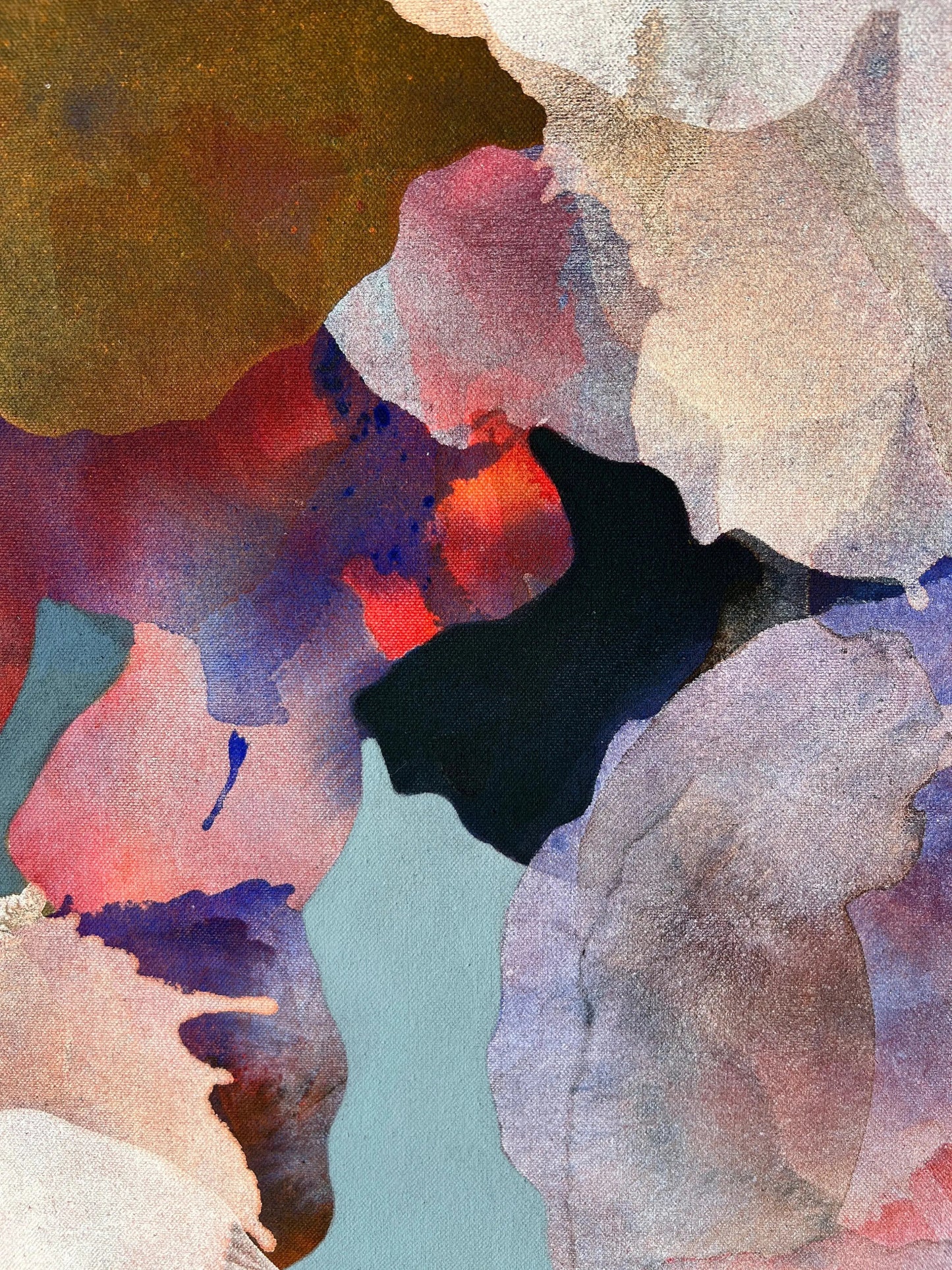 SUPPORT | Original Abstract Art | Framed Ida Kopperud Art