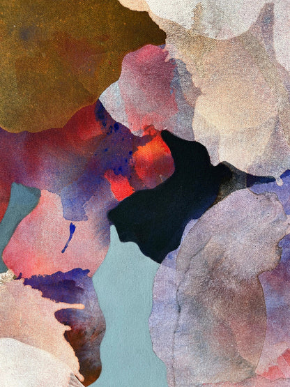 SUPPORT | Original Abstract Art | Framed Ida Kopperud Art