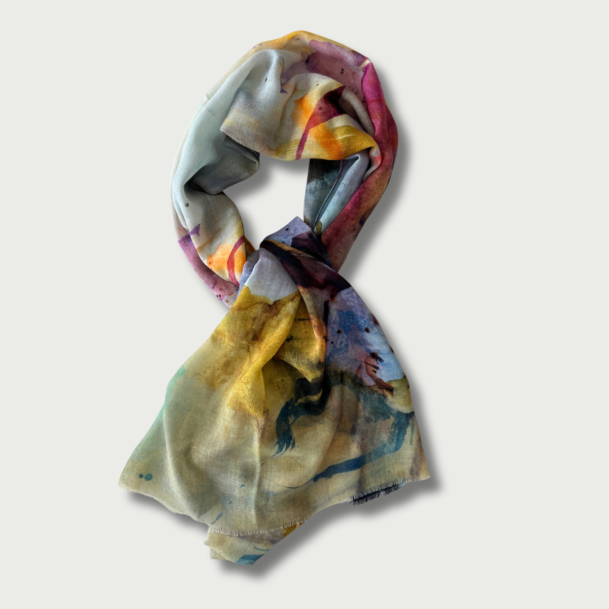 WILD AND FREE | Art Scarf