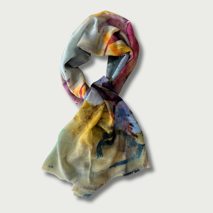 WILD AND FREE | Art Scarf