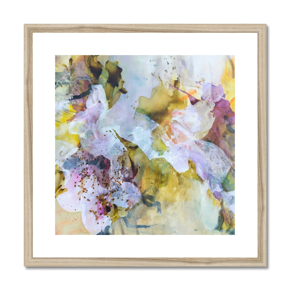 WILD AND FREE - Fine Art Print by Ida Kopperud with natural frame.