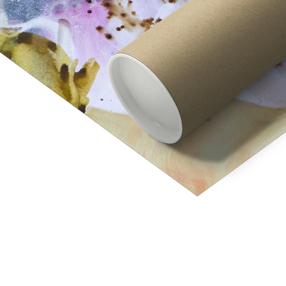 WILD AND FREE print with cardboard tube