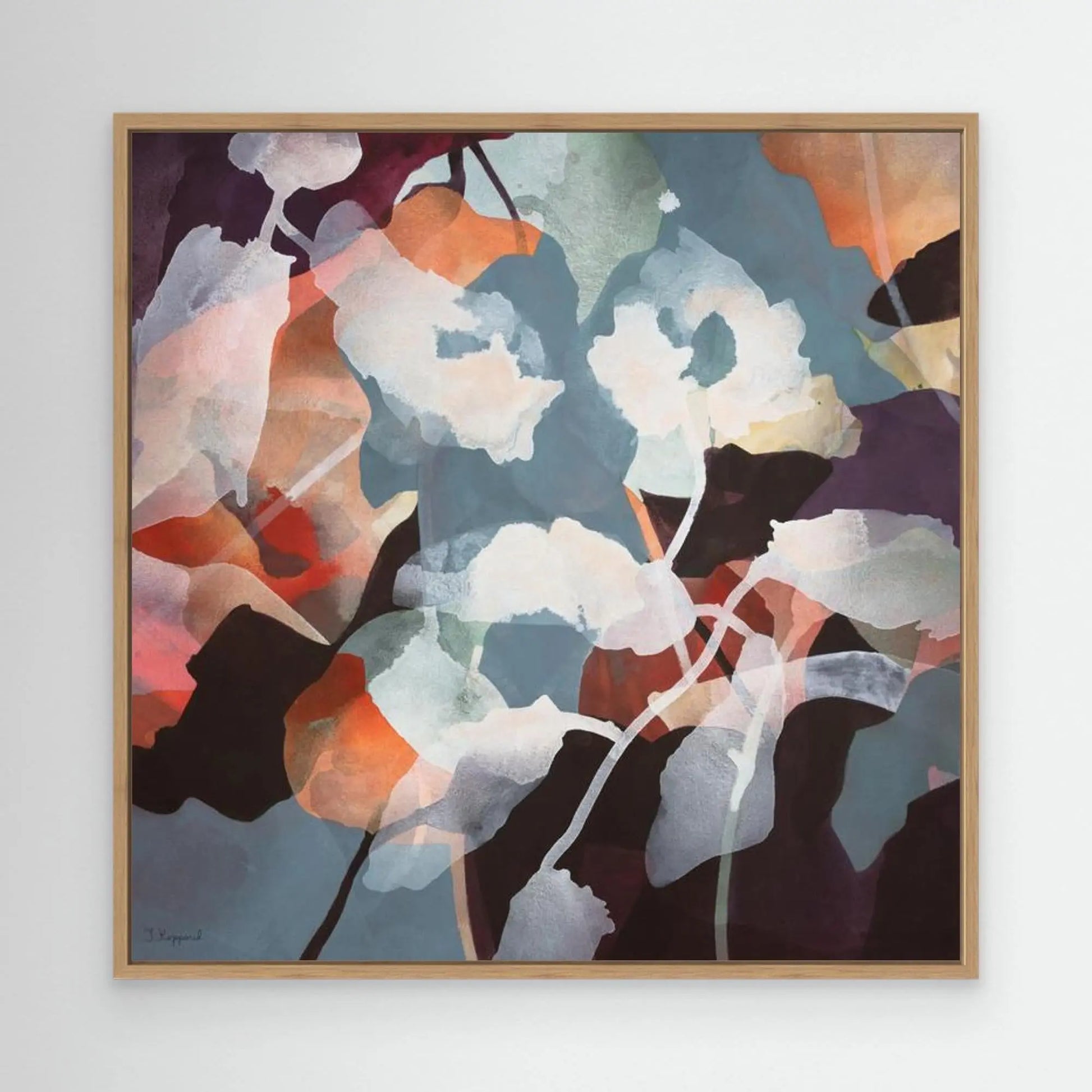 WILDFLOWER 1 | Canvas Art Print | Framed
